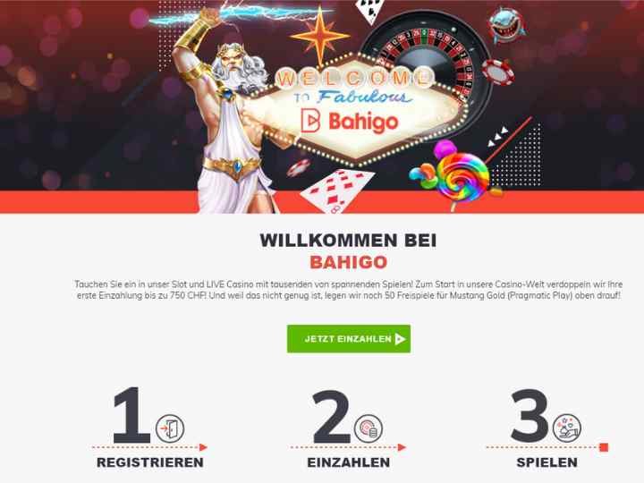 Bahigo Casino Schweiz: Echtgeld Spiele für Online Spieler in der Schweiz in Switzerland