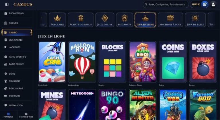 Découvrez le Cazeus Casino en Ligne - Jouez au Cazeus à partir de France à France Découvrez le Cazeus Casino en Ligne - Jouez au Cazeus à partir de France à France